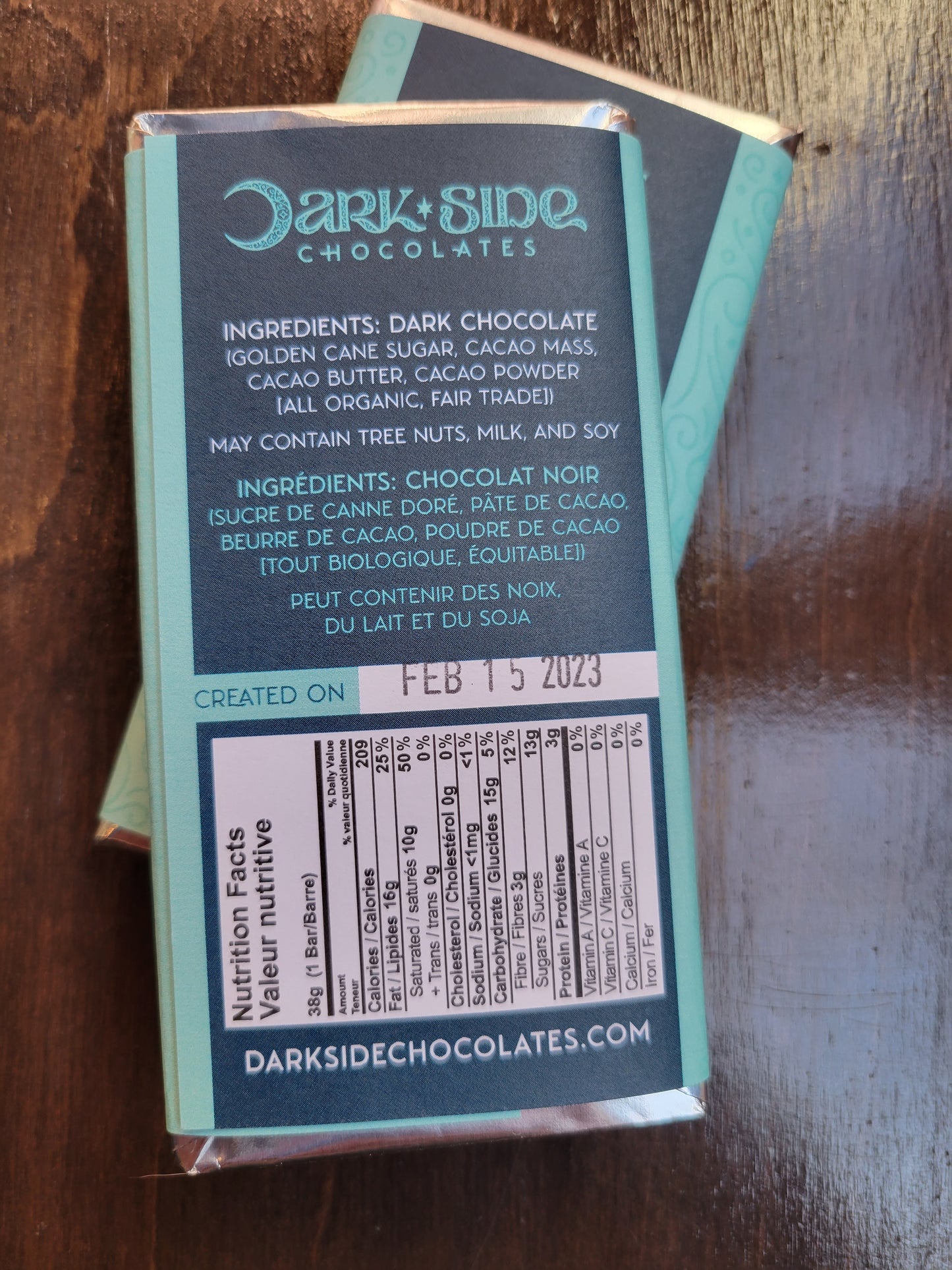 69% Dark Chocolate Bar