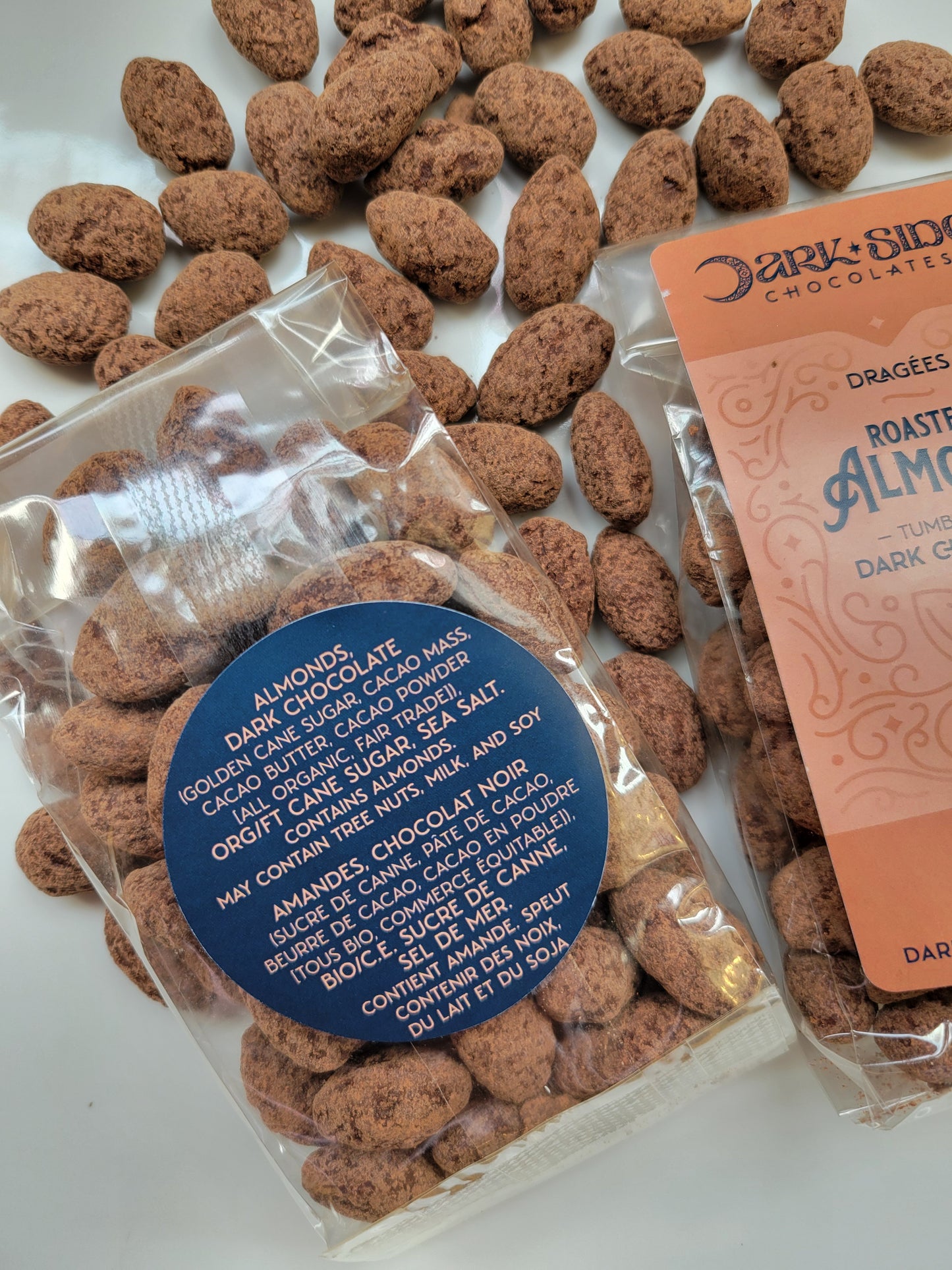 Roasted Almonds in Dark Chocolate