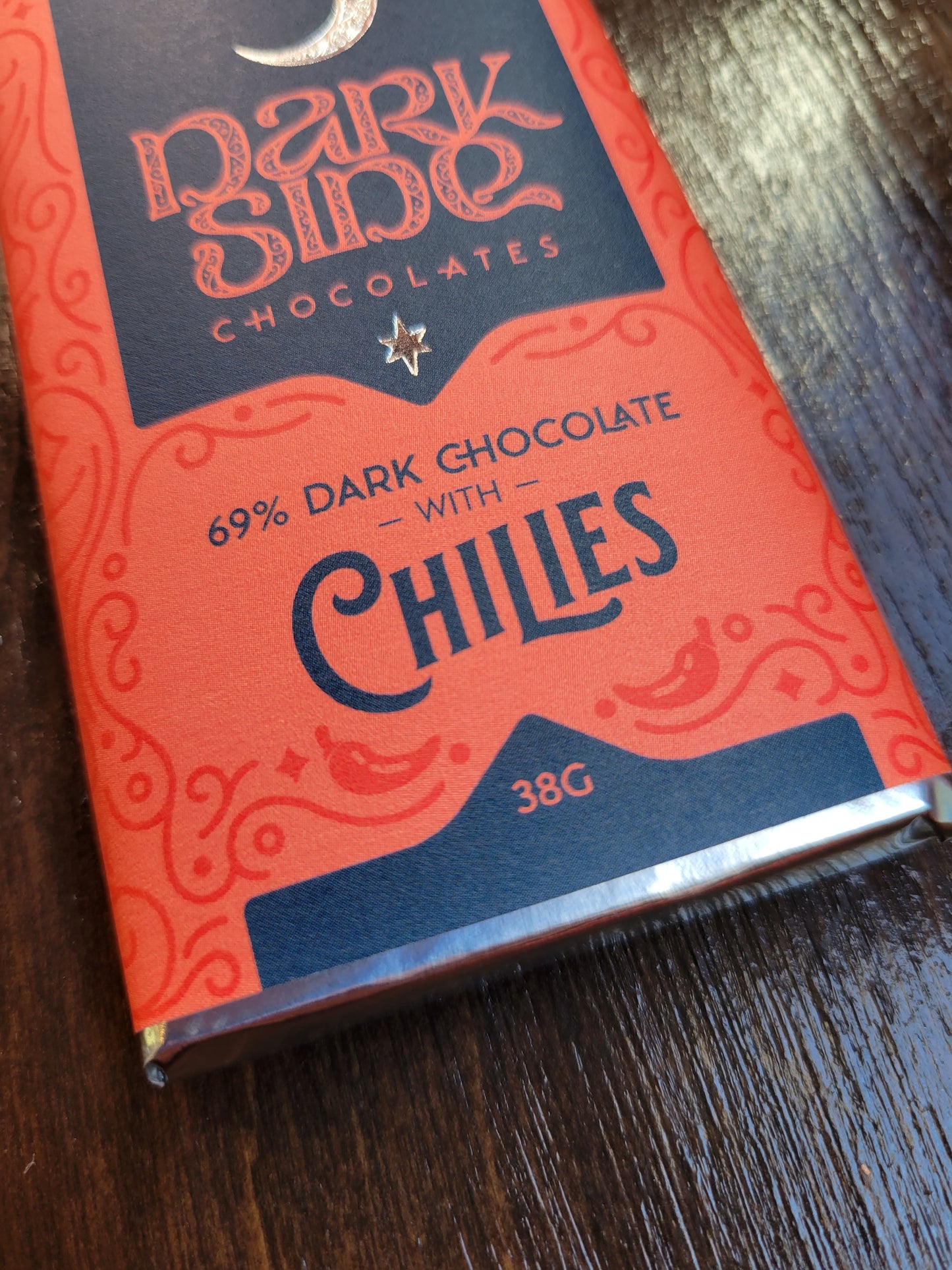 69% Dark with Chilies Chocolate Bar