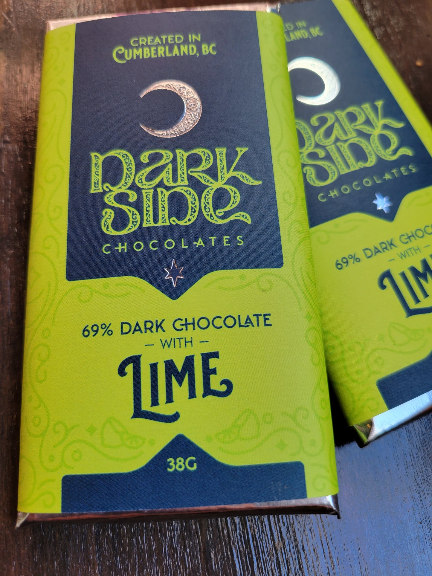 69% Dark with Lime Chocolate Bar