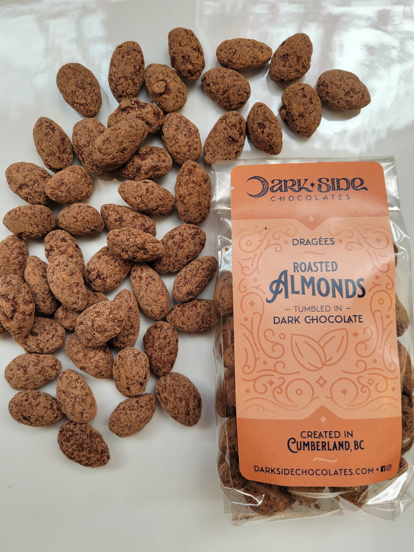 Roasted Almonds in Dark Chocolate