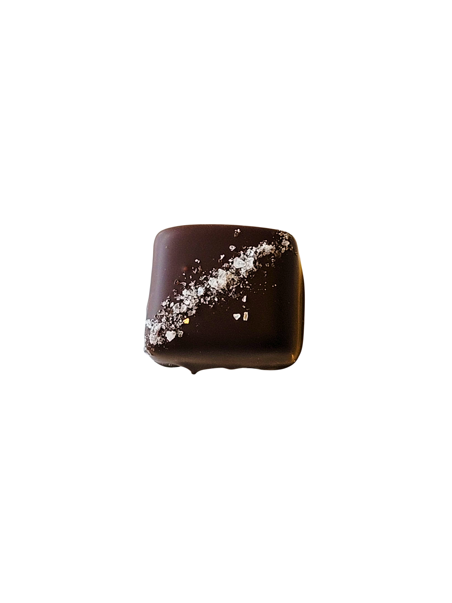 dark chocolate caramel sprinkled with salt